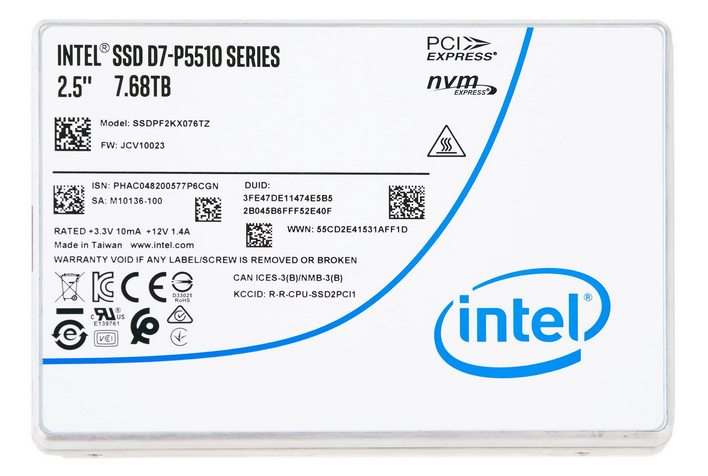 Revisión de Intel SSD D7-P5510: almacenamiento ultra rápido PCIe 4 Enterprise